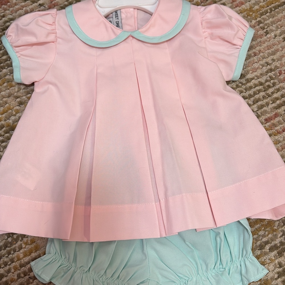 Sweet Dreams Pink and Mint Kids Matching Set
